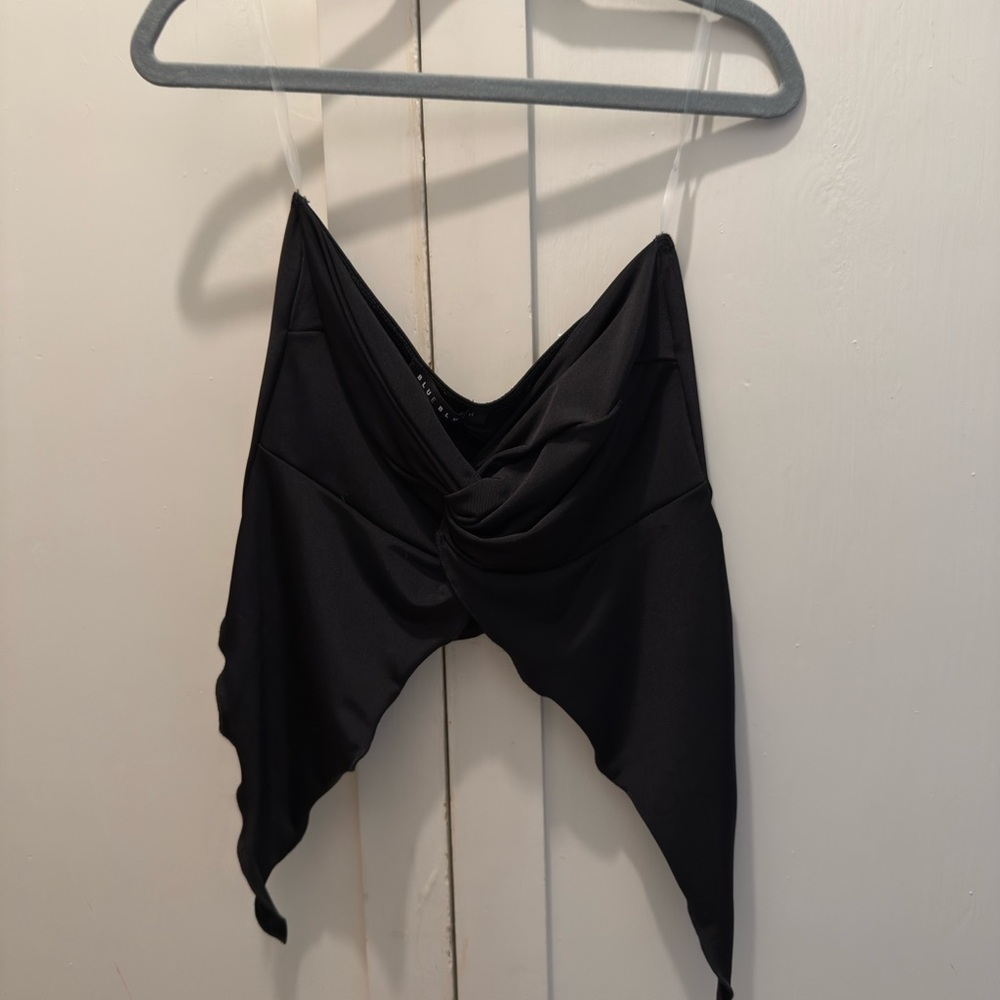 Black crop Top